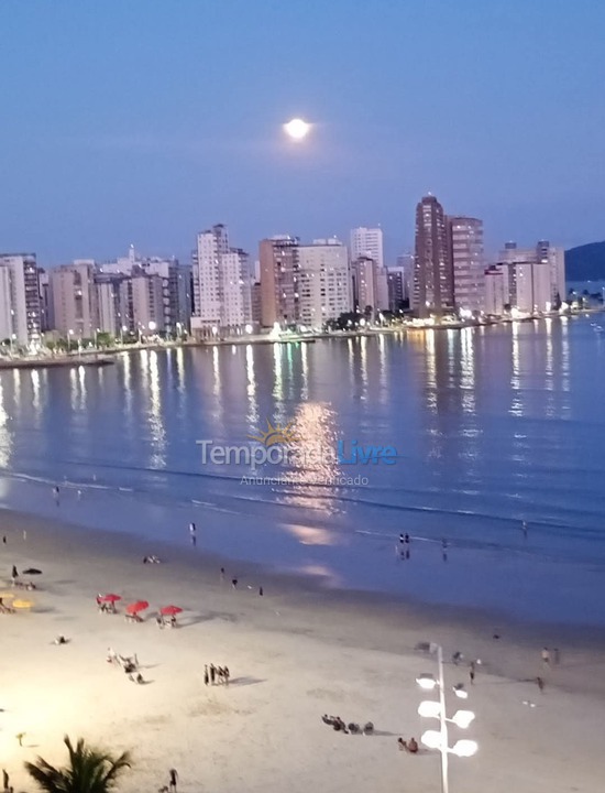 Apartamento para aluguel de temporada em São Vicente (Centro)