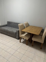 Apartamento aconchegante - uma quadra da praia