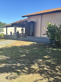 Área externa para relaxar.