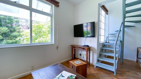 HR.147T · Penthouse with deck for 6 people in Copacabana