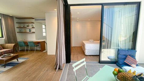 HR.147T · Penthouse with deck for 6 people in Copacabana