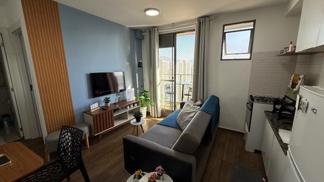 Fully furnished apartment in downtown Rio de Janeiro, close to the light rail and tourist attractions.