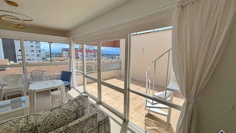 Réveillon - Cobertura c/ 3 Quartos (2 c/ AR) - 2 Quadras Mar - Prainha