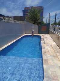 Apartment for seasonal rental with pool and ocean view. Right on the beach.
