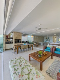 Casa pé na areia na Praia de Guaéca