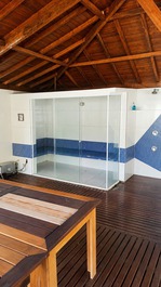 🎭🏡 Country house in Atibaia, swimming pool with slide, hot tub and sauna