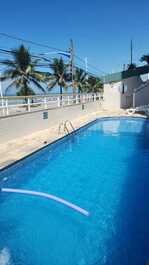 Apartment for seasonal rental with pool and ocean view. Right on the beach.
