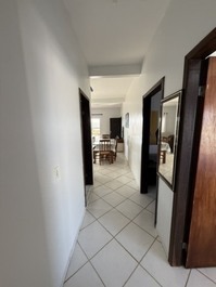 Linda Cobertura com vista mar, 1 suite e 2 quartos com AC, WI-FI