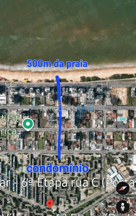 Apartment for vacation rental in Vila Velha (Praia de Itaparica)