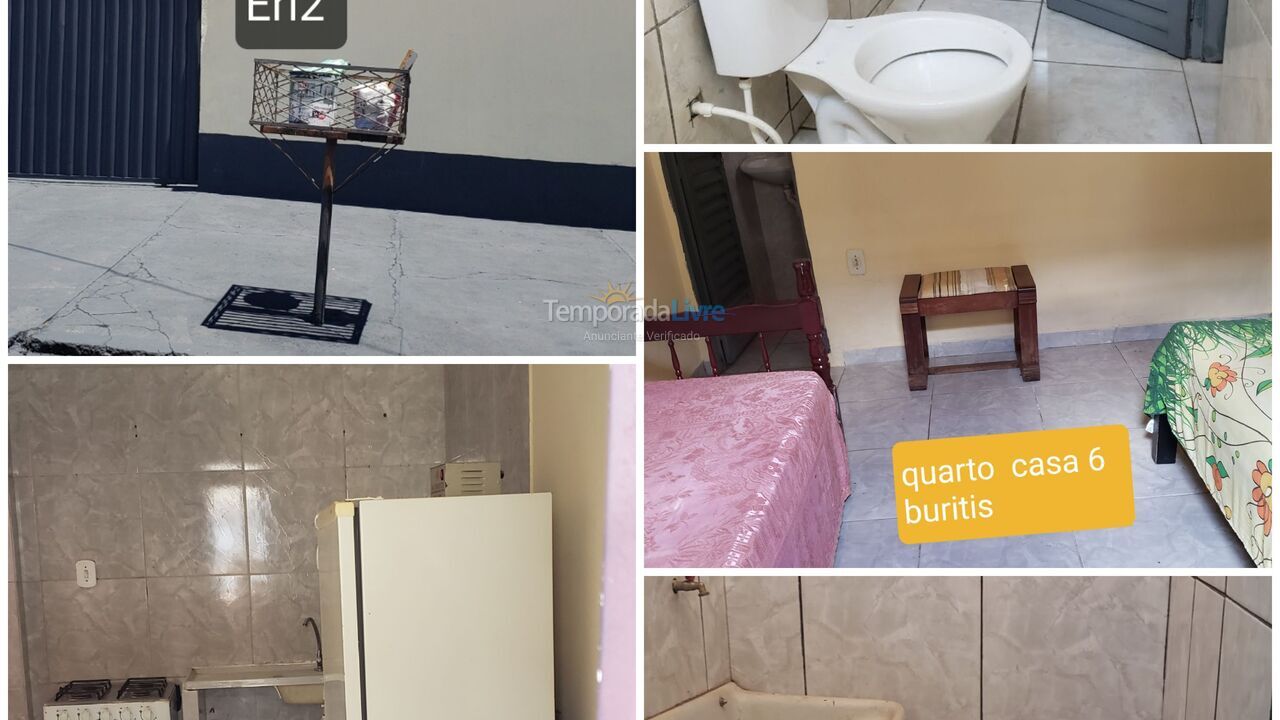Casa para aluguel de temporada em Caldas Novas (Estância Buritis)