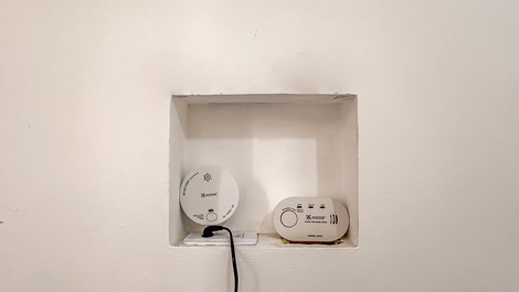 Detector de fumaça e incêndio