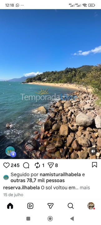 Casa para aluguel de temporada em Ilhabela (Perequê)