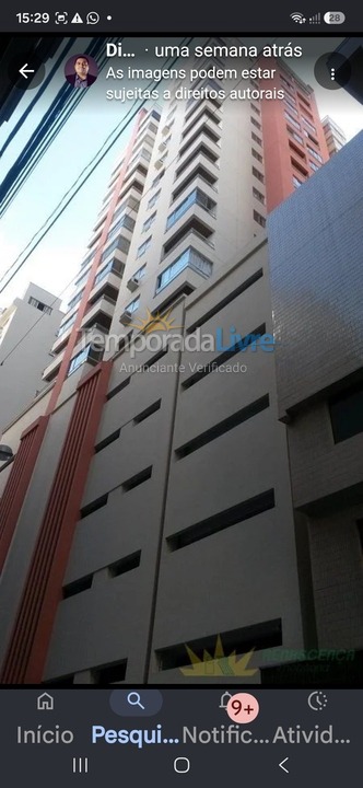 Apartamento para alquiler de vacaciones em Balneário Camboriú (Balneário Camboriú)