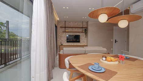 Apartamento amueblado con 2 suites en Praia de Canto Grande - Bombinhas