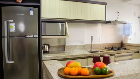 Apartamento con jardín, 3 dormitorios y vistas al mar en la playa de Canto Grande.