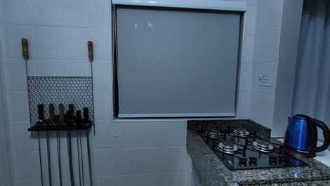 Apartamento de 2 habitaciones en el centro de Meia Praia.