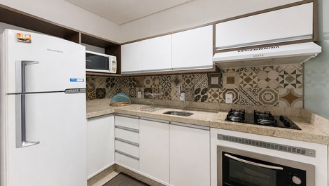 249 - Apartamento 2 dormitórios para 4 pessoas na Praia de Bombinhas