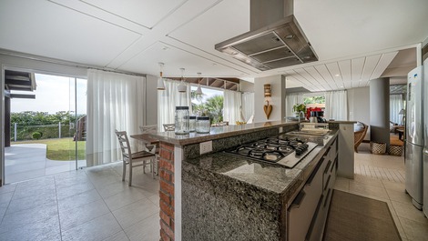 Beautiful beachfront house with heated pool.
