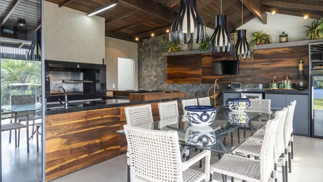 Beautiful beachfront house with heated pool.