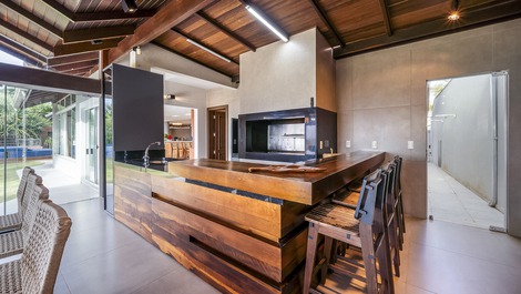 Beautiful beachfront house with heated pool.