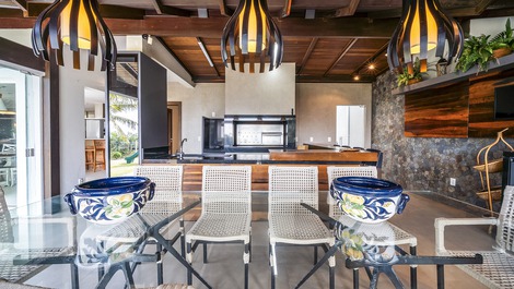 Beautiful beachfront house with heated pool.