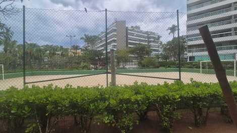 Quadra de areia do condominio