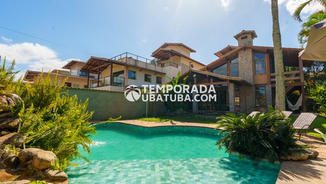 CASADEPEDRA Frente mar 20 pessoas, Praia Grande Ubatuba (12)99703-1510