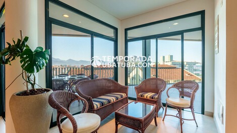 Cobertura 4 suites FRENTE MAR reserva dna 10 pessoas - (12) 99703-1510