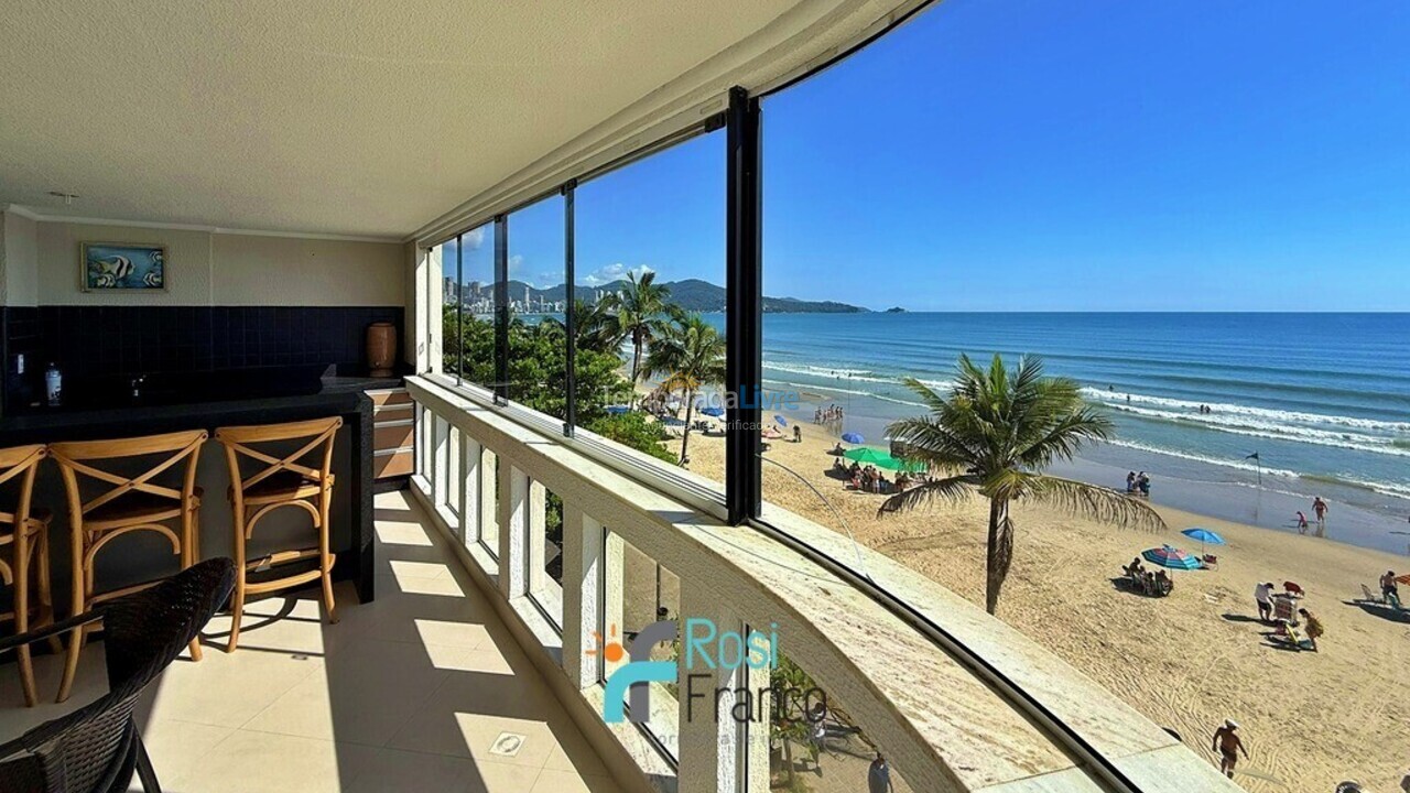 Apartamento para alquiler de vacaciones em Itapema (Meia Praia Frente Mar)