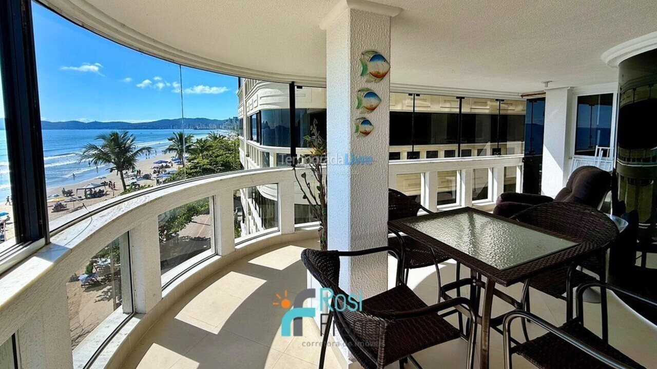 Apartamento para alquiler de vacaciones em Itapema (Meia Praia Frente Mar)