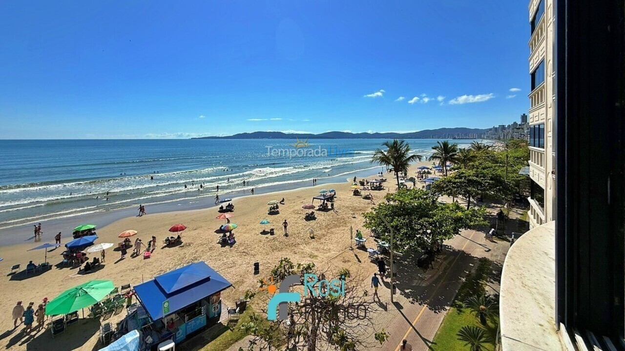 Apartamento para alquiler de vacaciones em Itapema (Meia Praia Frente Mar)