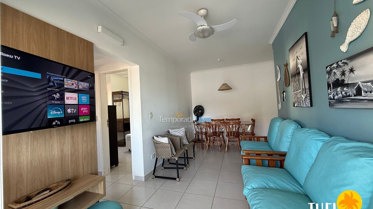 Apartment for vacation rental in Ubatuba (Praia Grande)