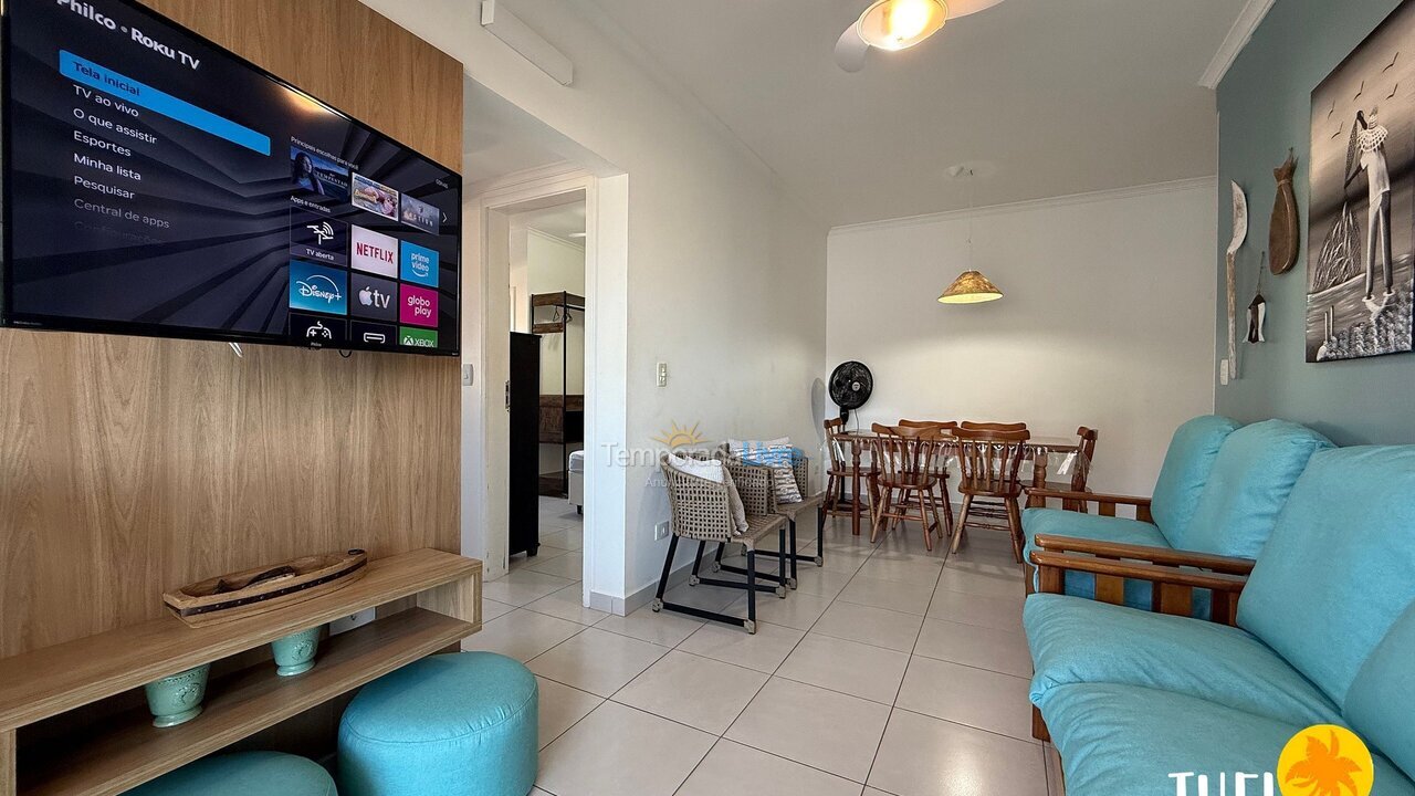 Apartment for vacation rental in Ubatuba (Praia Grande)