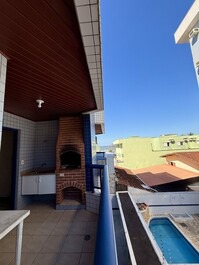 Vista da churrasqueira