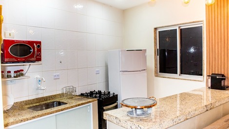 Recreio: Apartamento frente al mar, ¡a 9 minutos a pie de la playa! Con aire acondicionado.