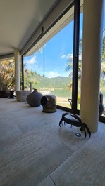 Mansão Pé na Areia em Angra/Vista para o mar