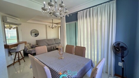 Apartamento 3 suítes frente mar Meia Praia SC