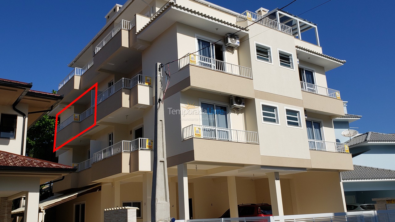 Apartamento para alquiler de vacaciones em Governador Celso Ramos (Praia de Palmas)