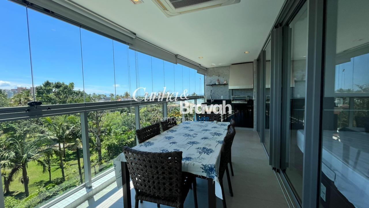 Apartamento para aluguel de temporada em Bertioga (Riviera de São Lourenço)