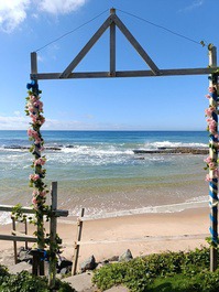 House in front of Jauá beach - north coast of Bahia