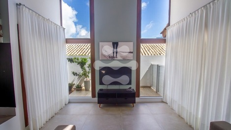 Casa con piscina para 8 personas.