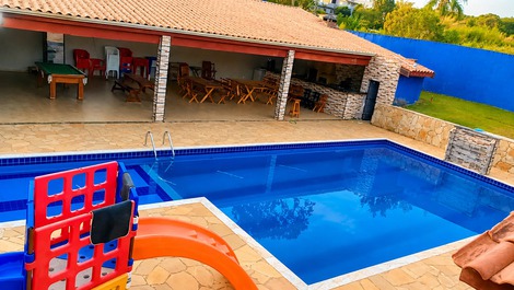 🏡 Sítio em Mogi das Cruzes, Piscina, Churrasqueira, Campo de Futebol