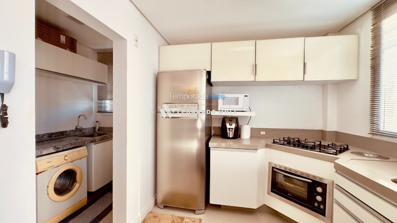 Apartamento para alquiler de vacaciones em Governador Celso Ramos (Praia de Palmas)