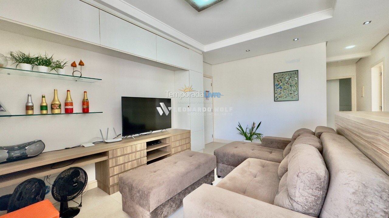Apartment for vacation rental in Governador Celso Ramos (Praia de Palmas)