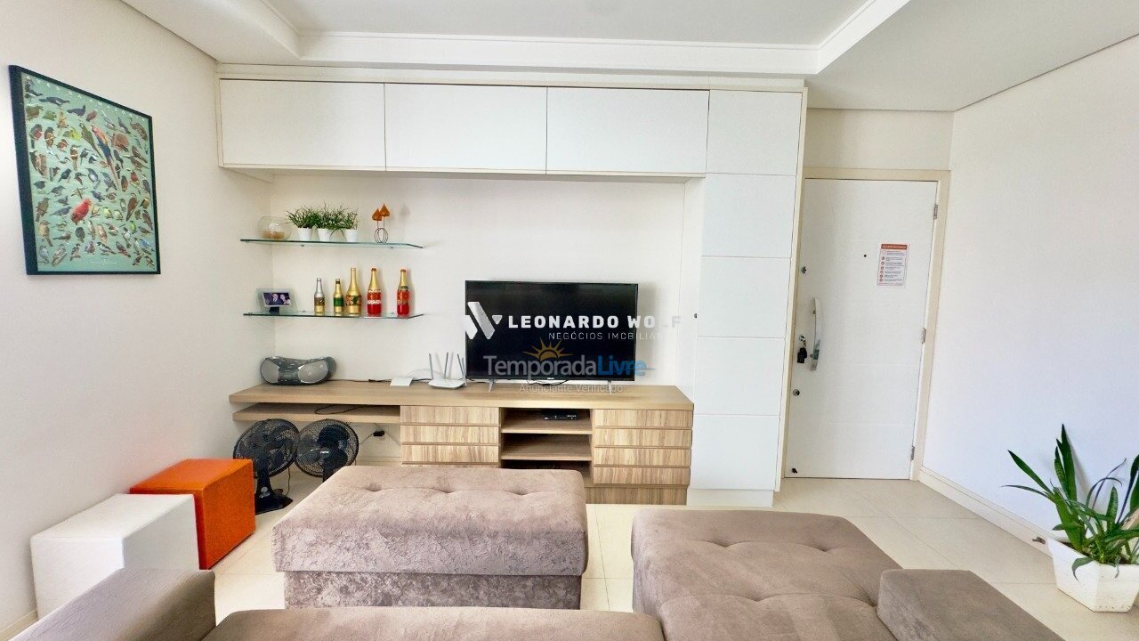 Apartment for vacation rental in Governador Celso Ramos (Praia de Palmas)