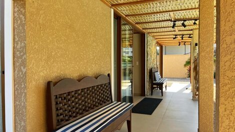 Casa con 4 suites y piscina para hasta 9 personas en Bombinhas.
