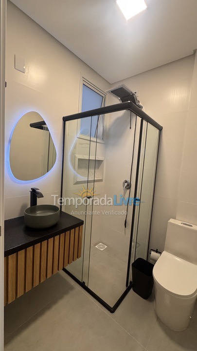 Apartment for vacation rental in Governador Celso Ramos (Praia de Palmas)