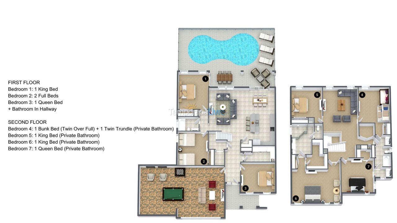 Casa para aluguel de temporada em Orlando (Davenport)