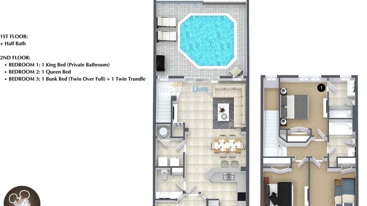Casa para alquiler de vacaciones em Orlando (Kissimmee)