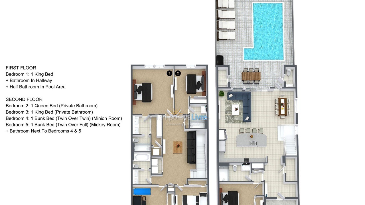Casa para alquiler de vacaciones em Orlando (Clermont)